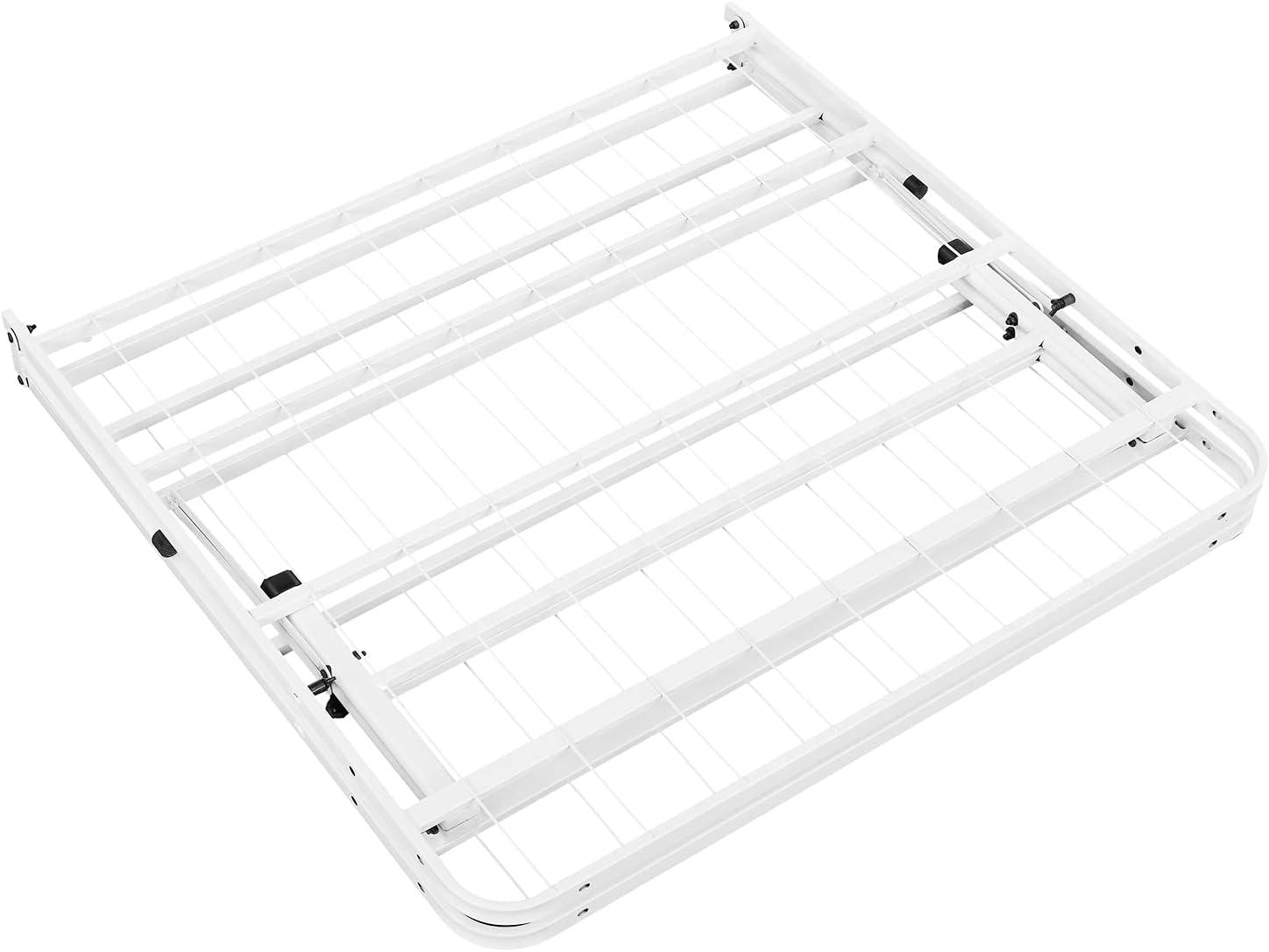 Muscoy 14" Foldable Steel Bed Frame, No Box Spring Needed, Underbed Storage , Easy Assembly