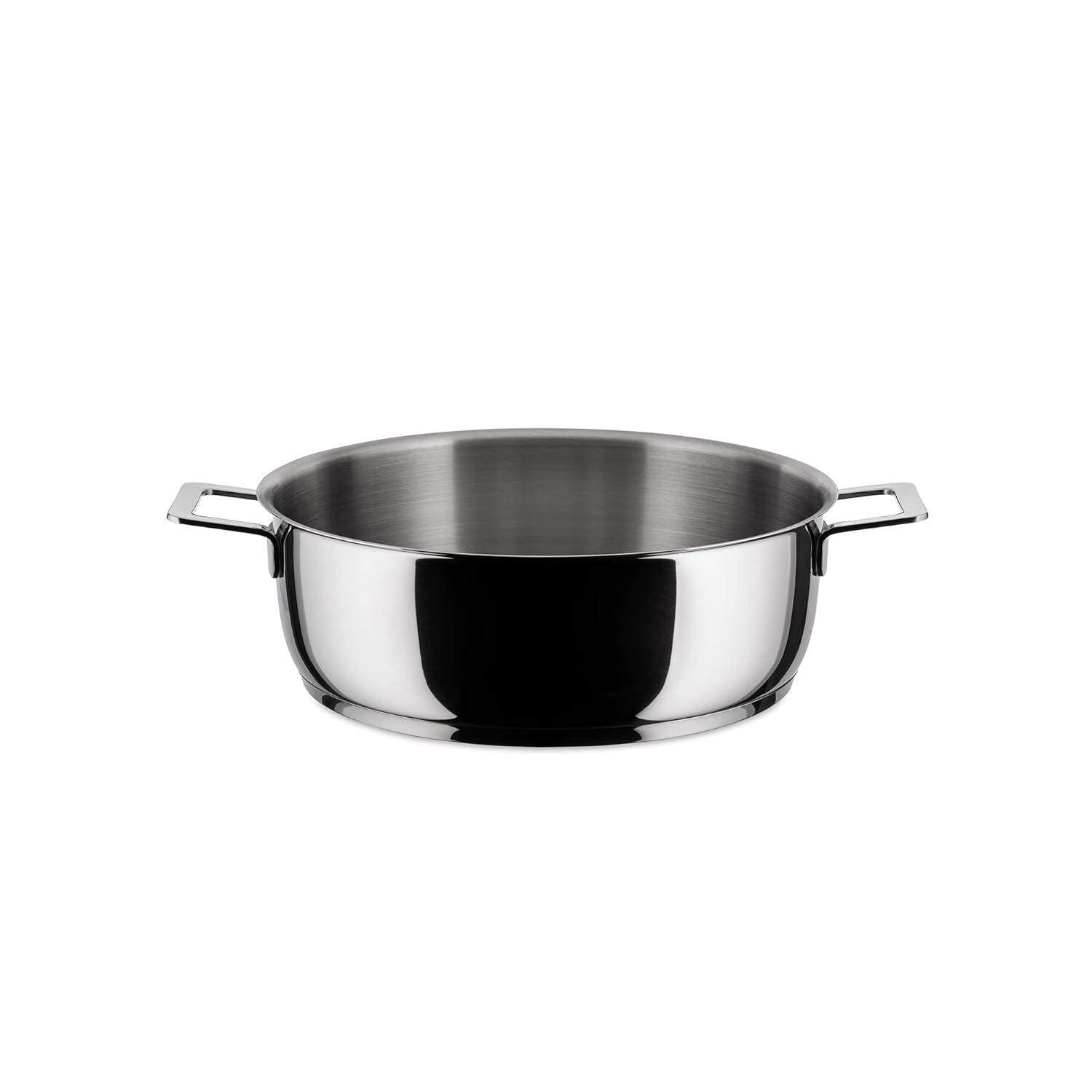 Alessi Pots&Pans Low Casserole with Two Handles