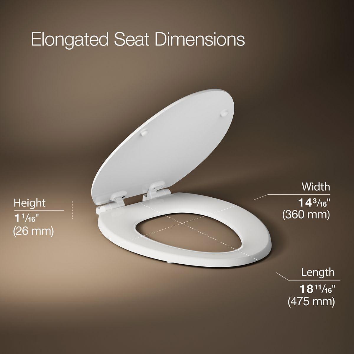 Triko Quiet-Close Elongated Toilet Seat