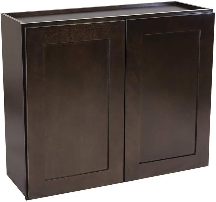 Design House Brookings Mueble de Pared Agitador de 3336 Pulgadas, Marrón, sin Montar, 33 X 36 Pulgadas