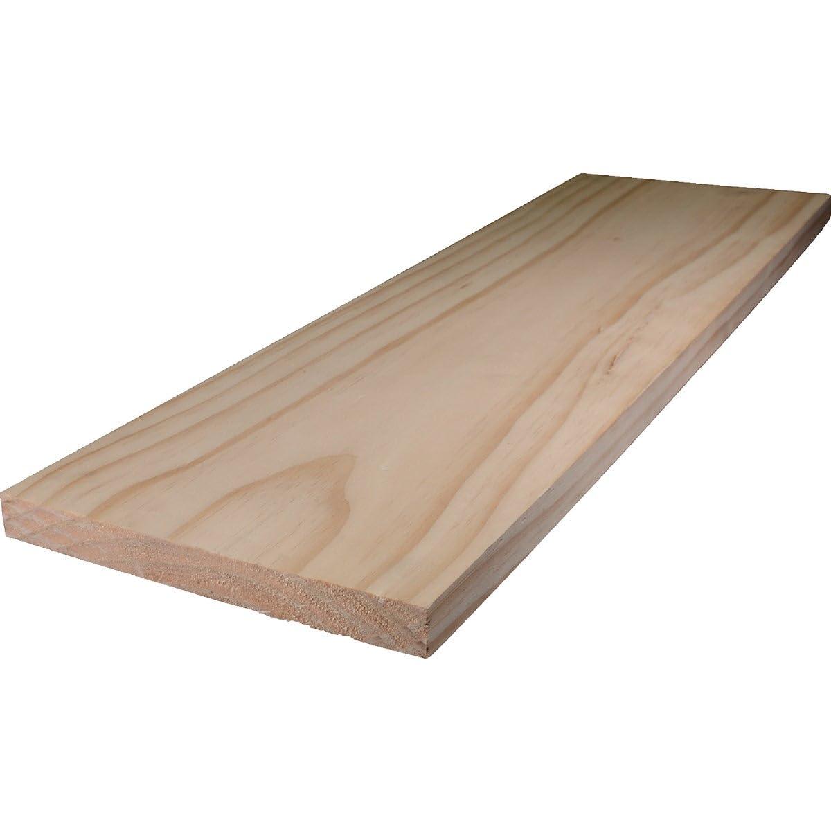 1" x 8" W x 4' L Pine Board S4S