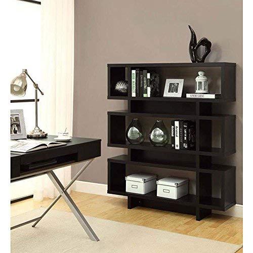 Monarch BOOKCASE - 55"H / WHITE MODERN STYLE