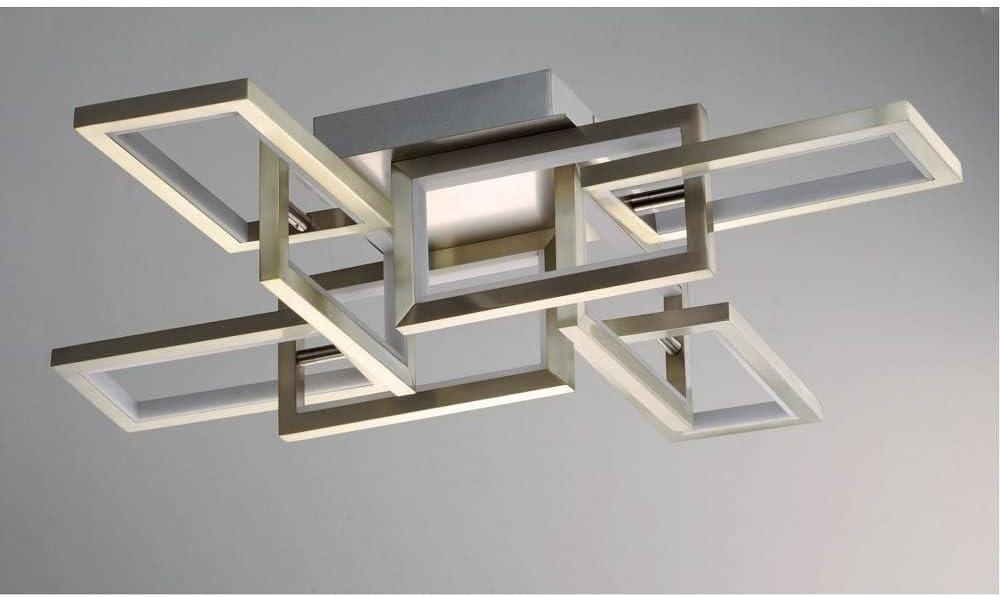 Jonathan 8 Light Metal LED Flush Mount