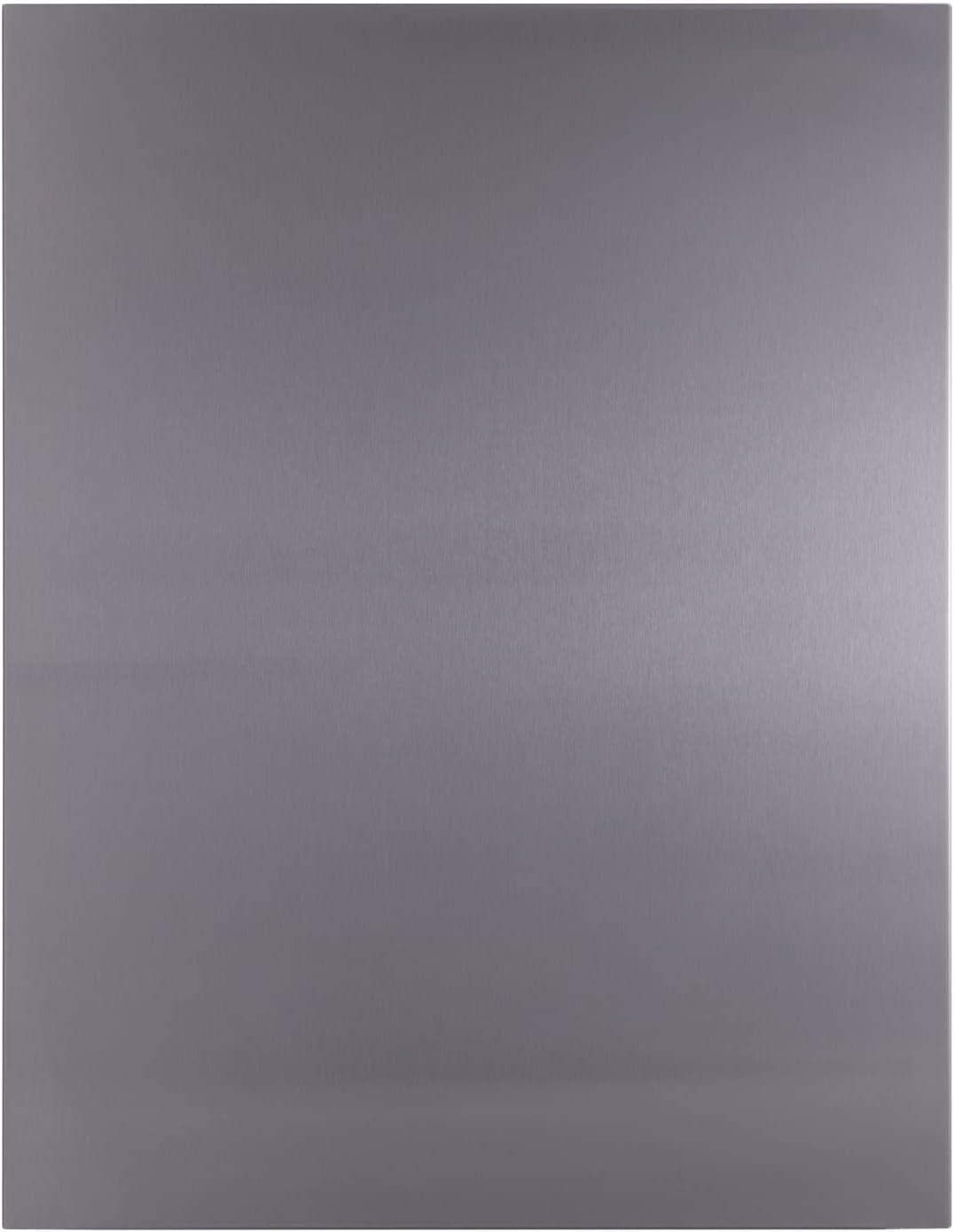 Polished Stainless Steel Rectangular Kitchen Backsplash, 36" x 30"