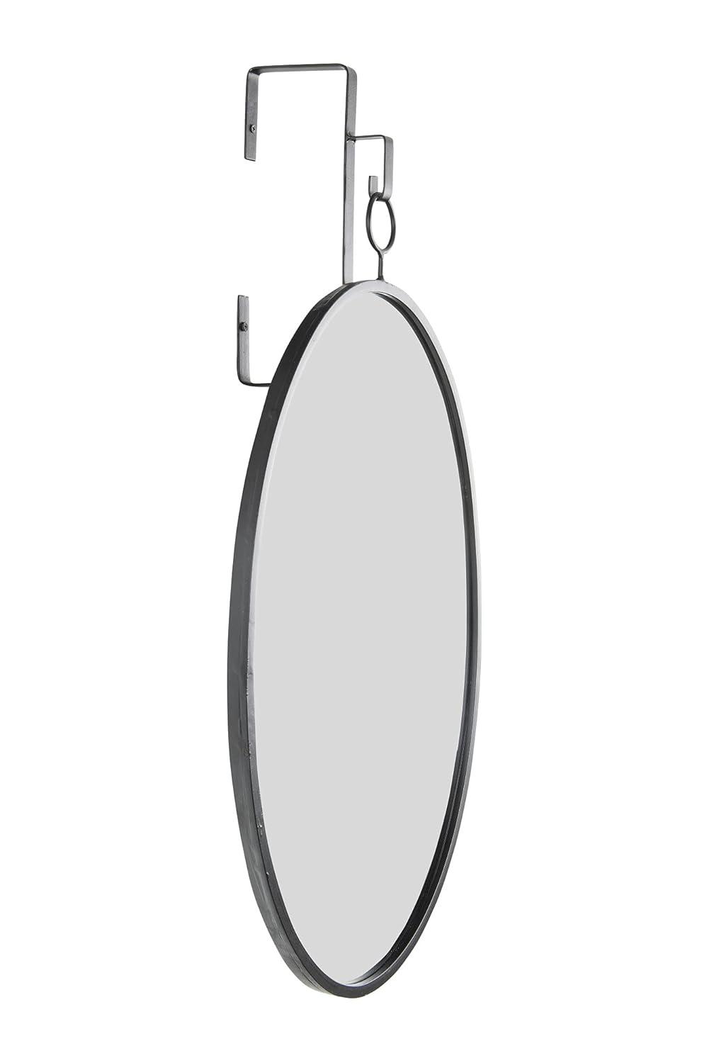 16 in. W x 26 in. H Framed Distressed Gold Decorative Mirror