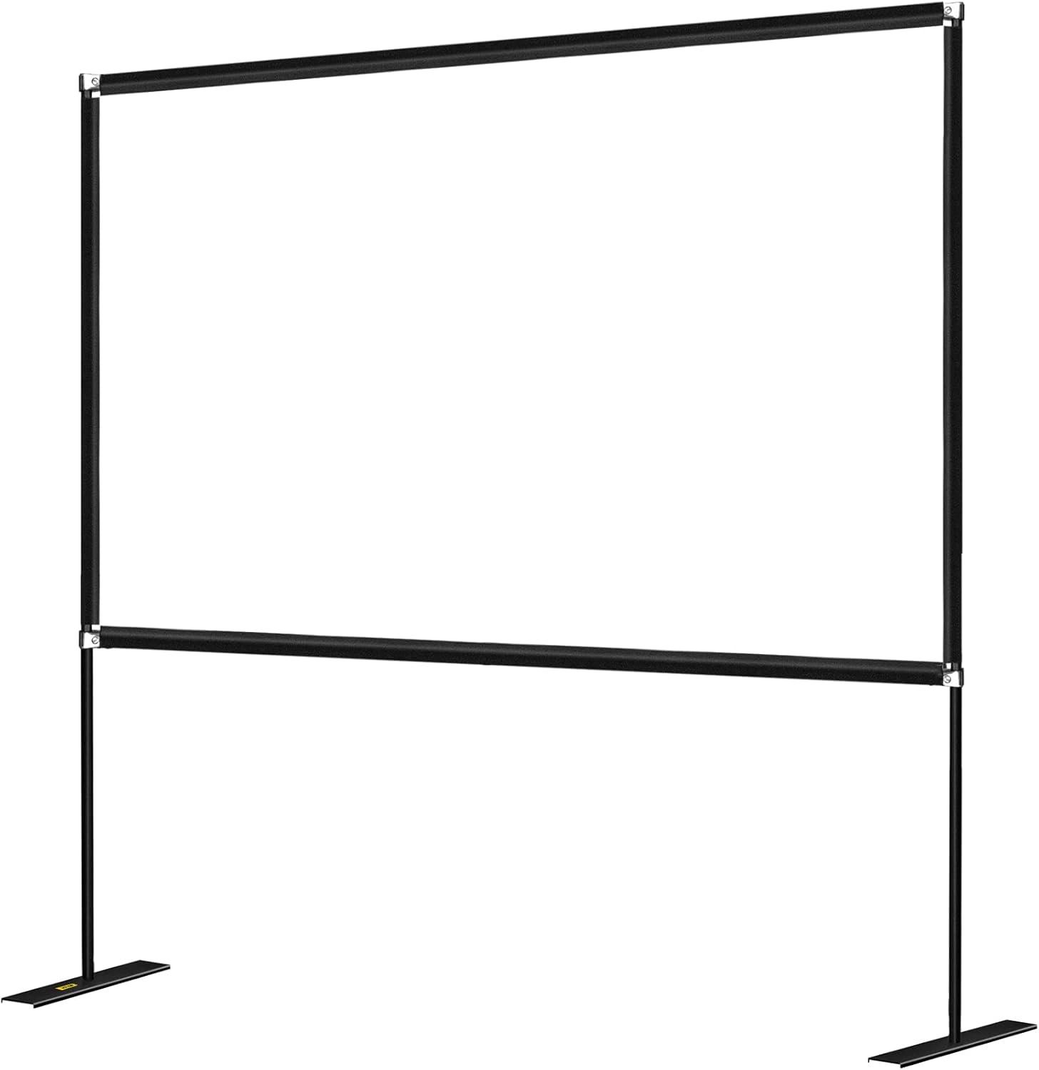 90" 4K HD Portable Movie Screen with Stand