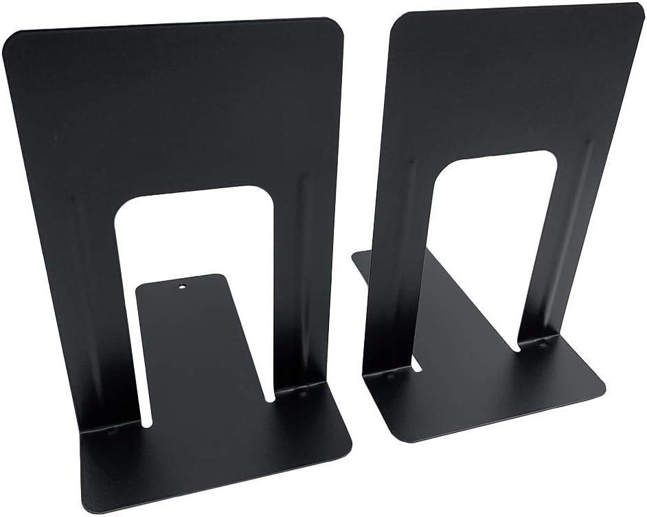 Huron 6 Steel Bookends Black Pair HASZ0039