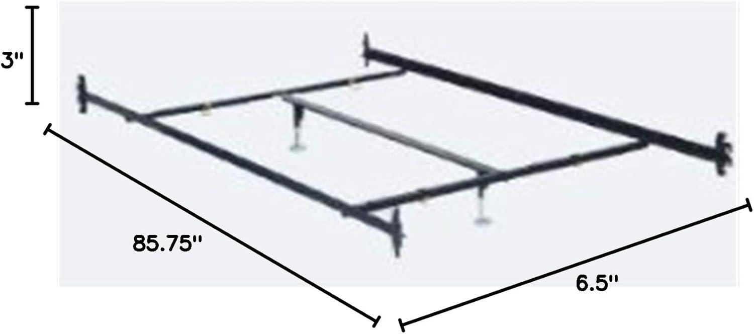 Hook On Bed Rails Queen/Eastern King with Center Support and 2-Glides