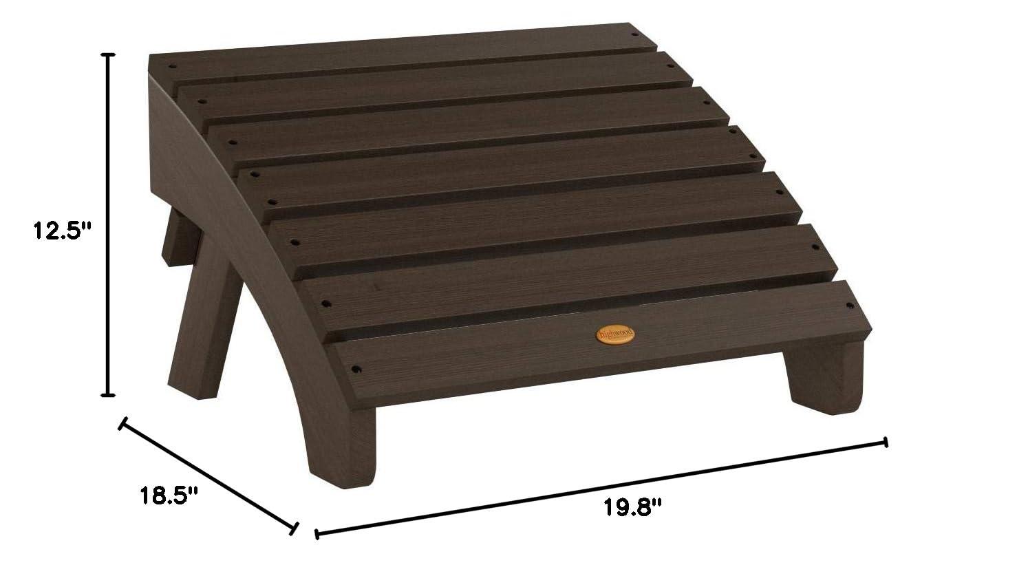 Folding Adirondack Ottoman