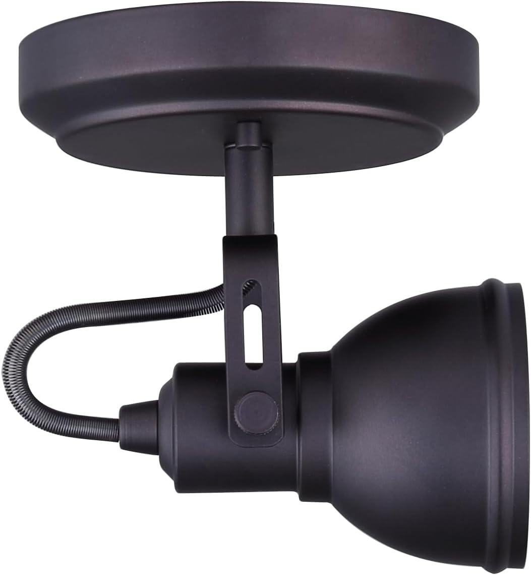 CANARM ICW622A01ORB10 LTD Polo 1 Light Ceiling/Wall, Oil Rubbed Bronze with Adjustable Head , Oil-rubbed Bronze