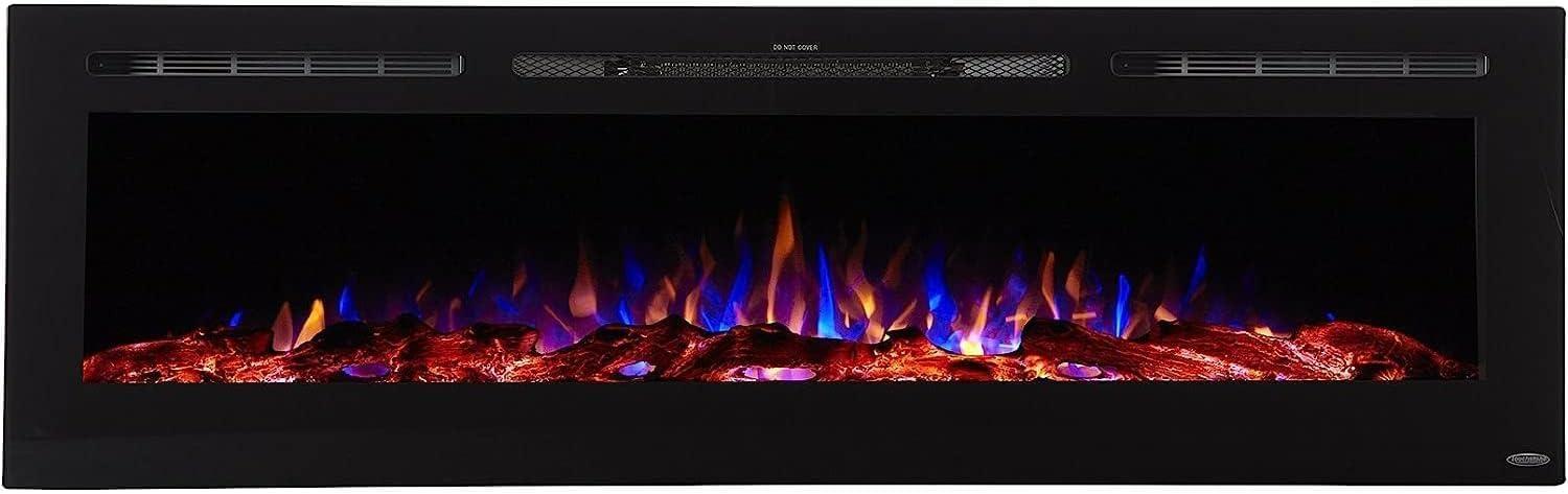 Touchstone The Sideline Electric Fireplace for Recessed or Wall Mount Installation