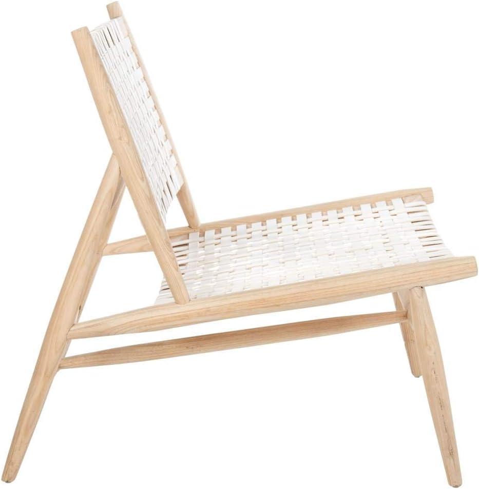 Soleil Accent Chair - ACH1001 - White/Natural - Safavieh