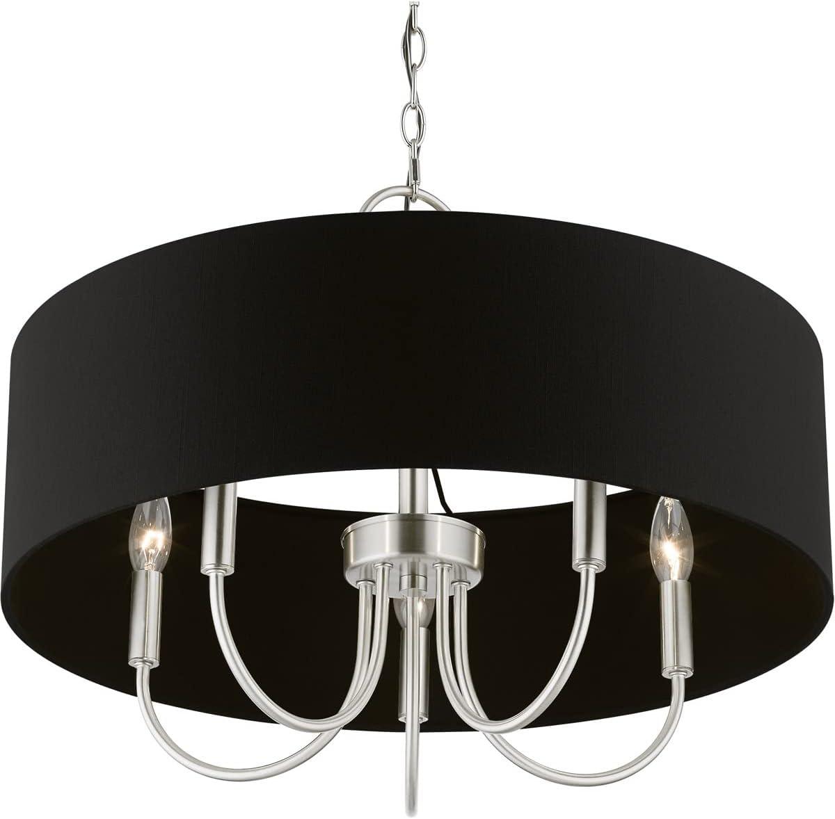 Livex Lighting Huntington 5 - Light Pendant in  Brushed Nickel