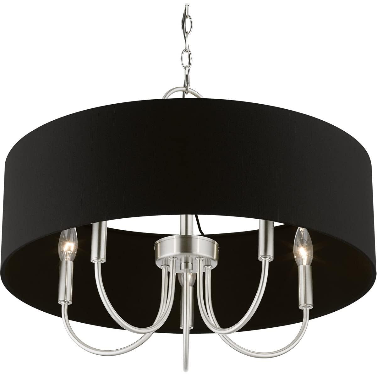Livex Lighting Huntington 5 - Light Pendant in  Brushed Nickel