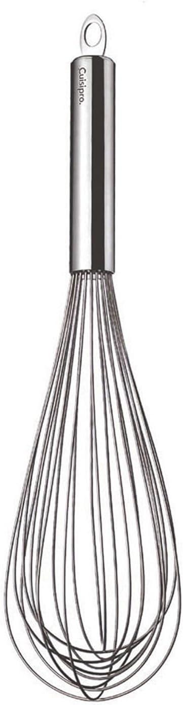 Cuisipro 12 Inch Stainless Steel Balloon Whisk with Hook