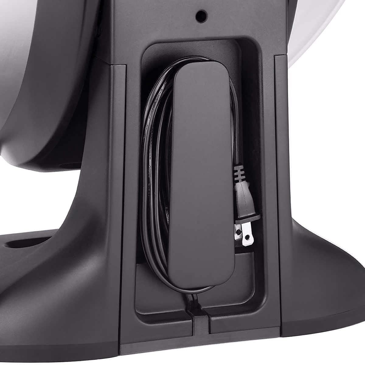 SGCoffee Heatdish Black 1500W Electric Parabolic Heater