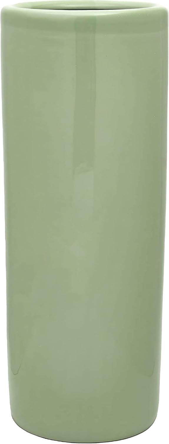 24" Porcelain Umbrella Stand Celadon