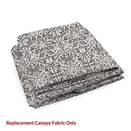 Garden Winds Garden Winds Gray Fabric Replacement Canopy for Gazebo