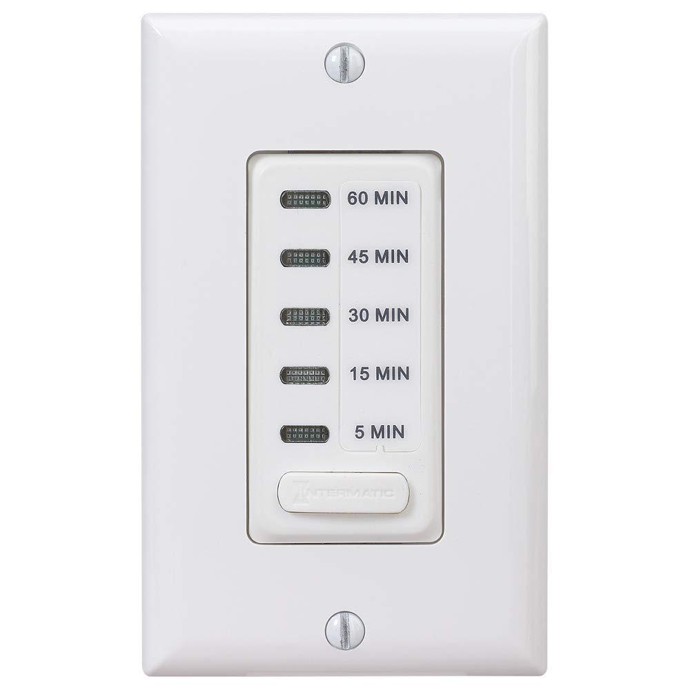 White Electronic In-Wall Countdown Auto-Off Timer