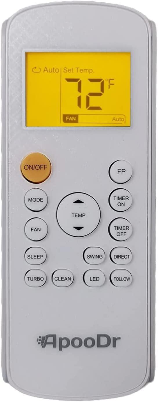 ApooDr ApooDr 12,000 BTU 17.6 SEER2, 230-Volt, Ductless Mini Split AC with Heat Pump, Wi-Fi, 16Ft. Lineset