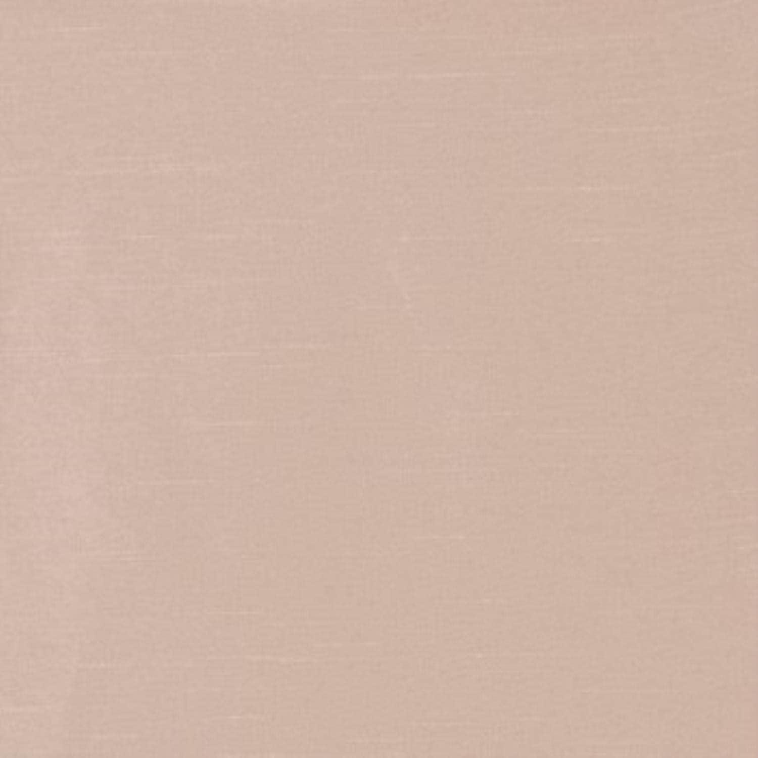 Madison Park Solid Pattern Faux Silk Twist Tab Top Curtain Panel, 50'' x 84'', Blush