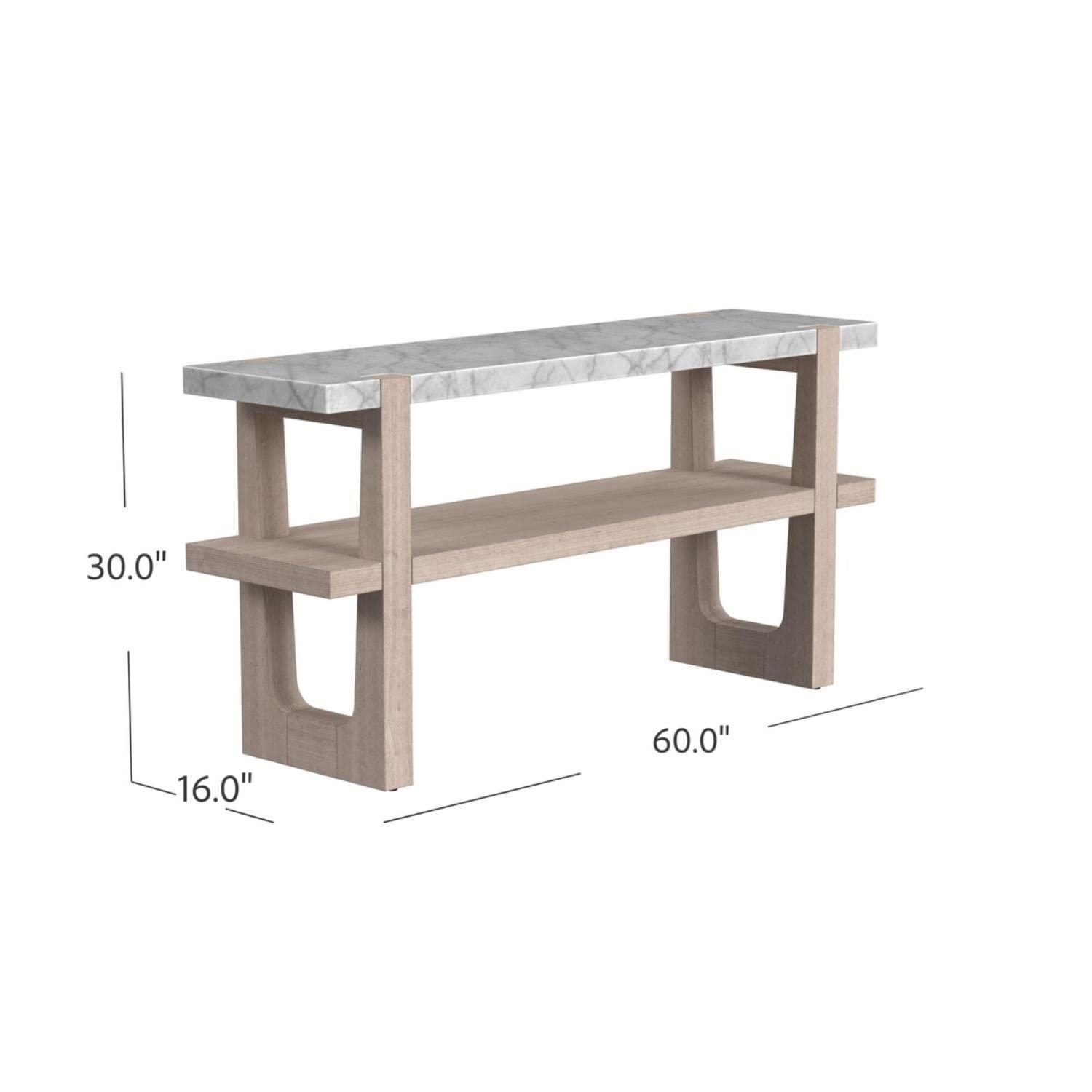 Jack Marble Console Table (60")