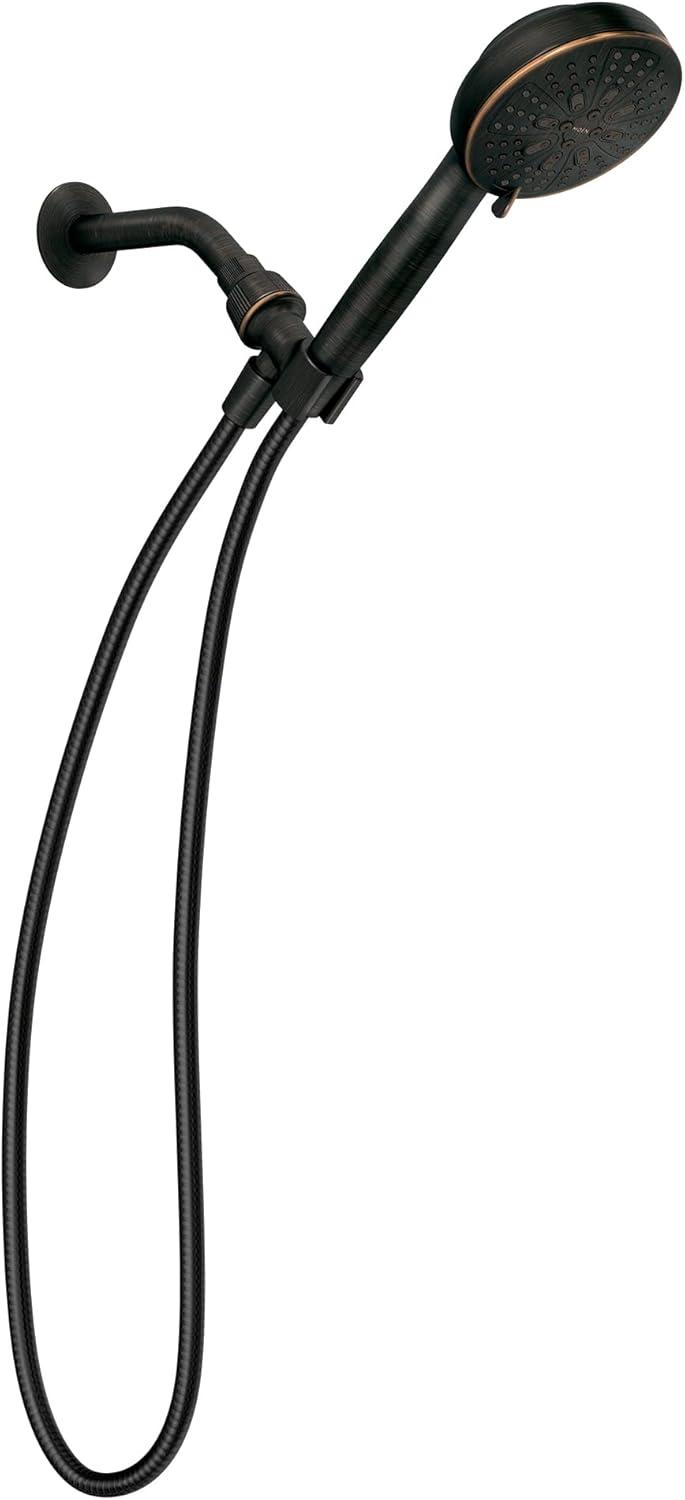 Moen Hydro Energetix Mediterranean Bronze Nickel 7-Function Handheld Shower Head, 200H0BRB