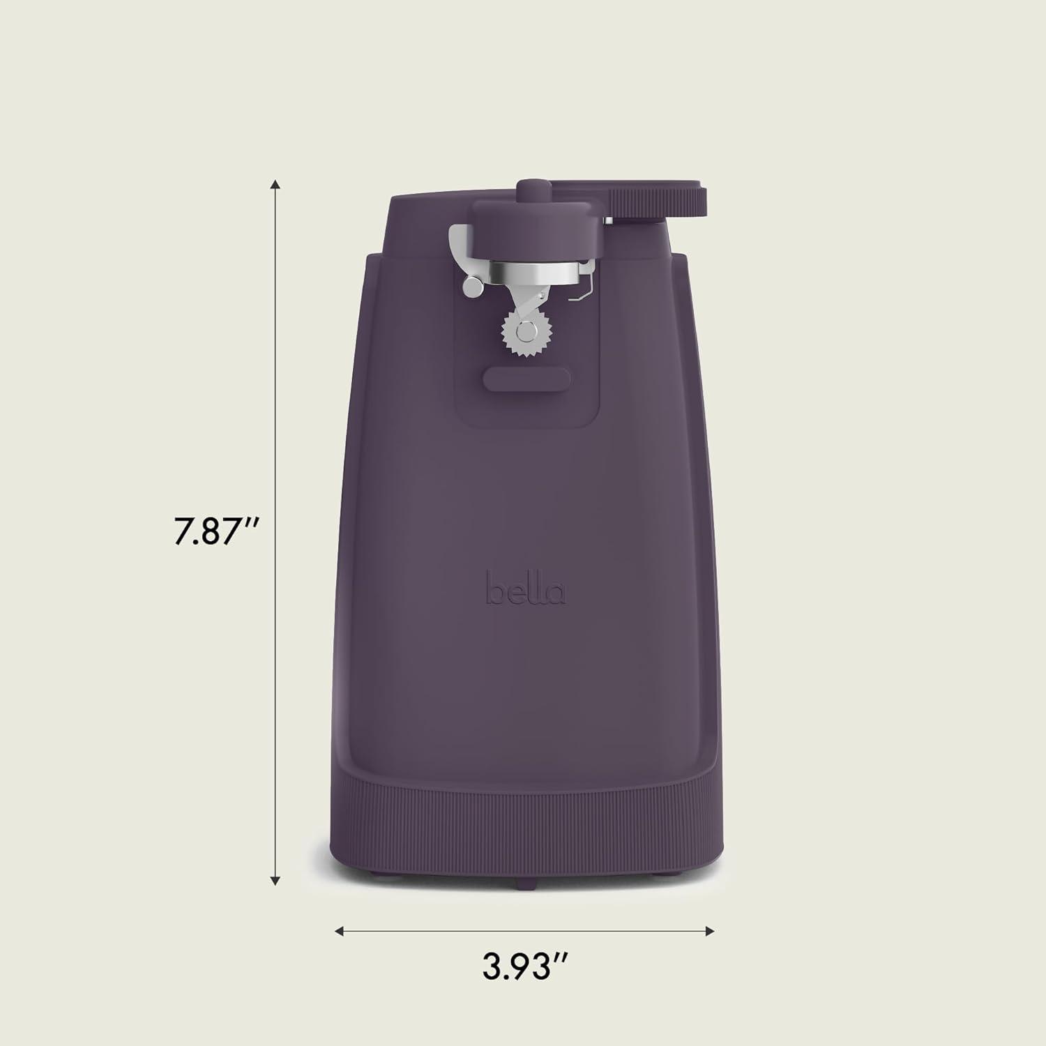 bella Electric Can Opener Plum
