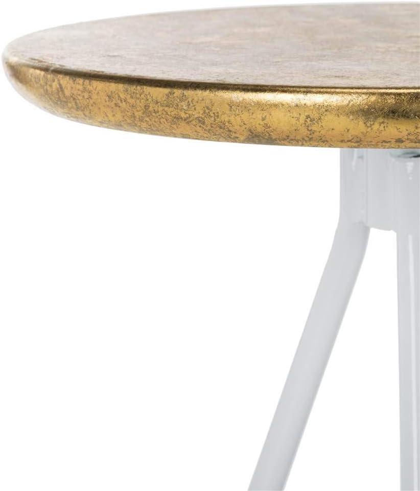 Galexia Bar Stool - BST3200 - Gold/White - Safavieh