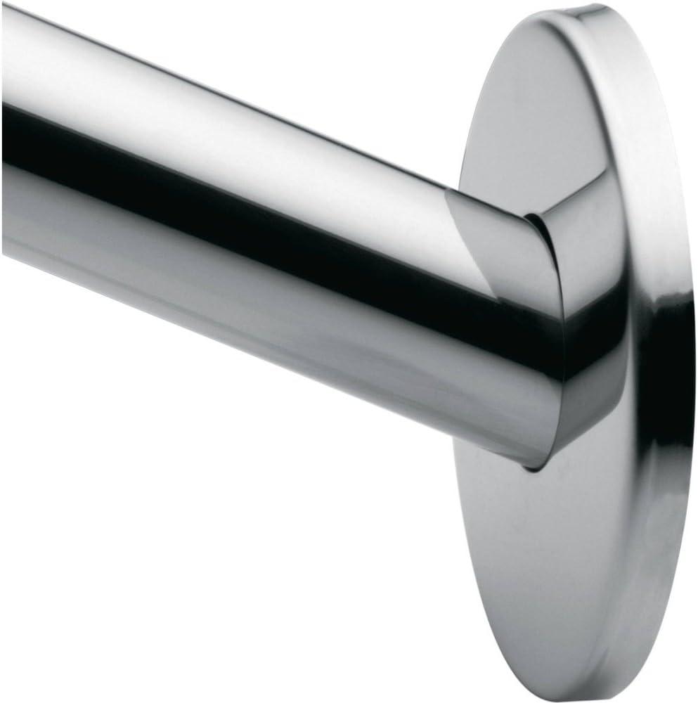 Curved Shower Rods Chrome 5' Curved Shower Rod