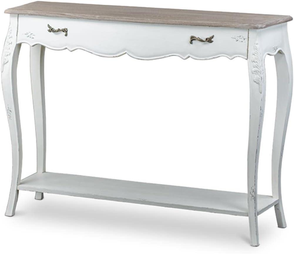 Bourbonnais Wood Traditional French Console Table - Baxton Studio