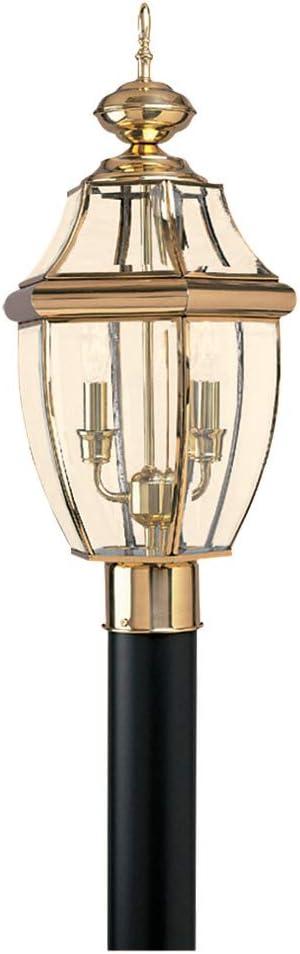 Lancaster 2-Light Traditional Outdoor Black Post Top