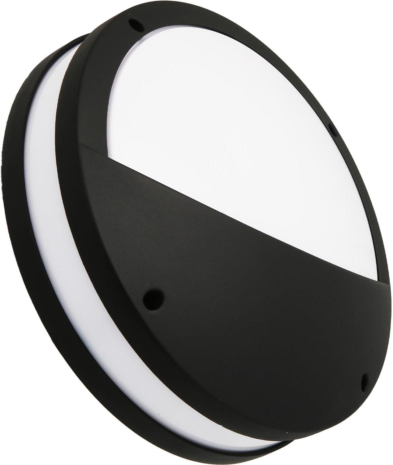 Black and White Dimmable LED Outdoor Wall Light