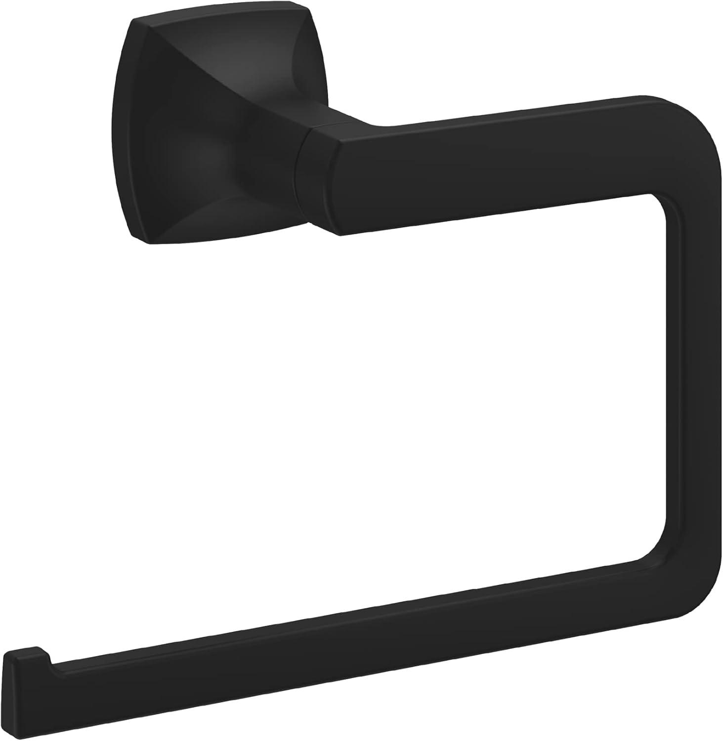 Matte Black Metal 3-Piece Bathroom Hardware Set