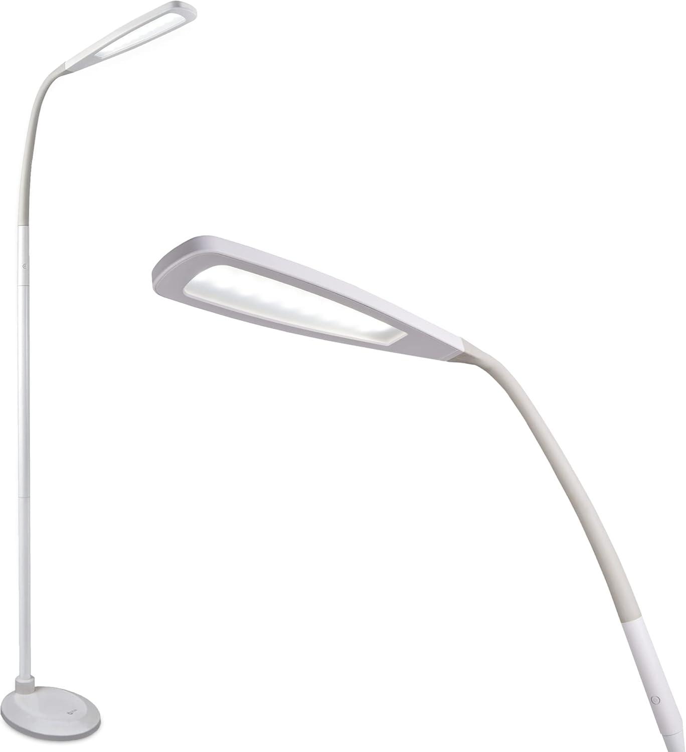 Ott-Lite OttLite Felix LED Gooseneck Task Floor Lamp White