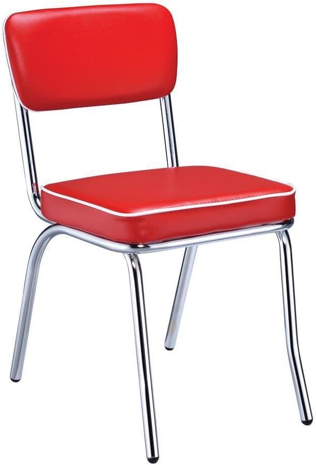 Newline Retro Upholstered Dining Side Chair (Set Of 2)