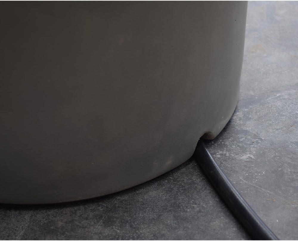 Light Gray Concrete Propane Tank Cover and Side Table