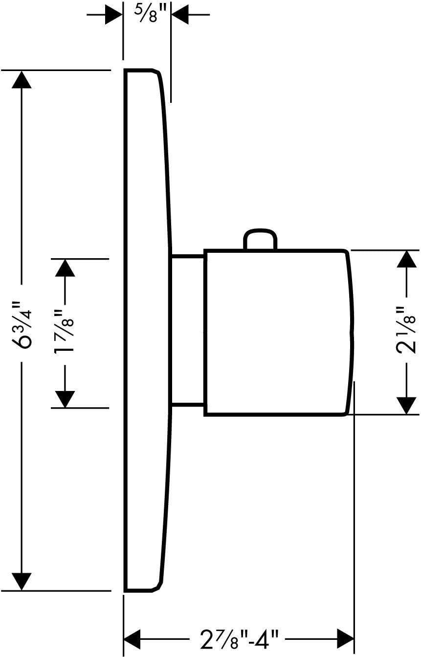 Uno Thermostatic Faucet Trim