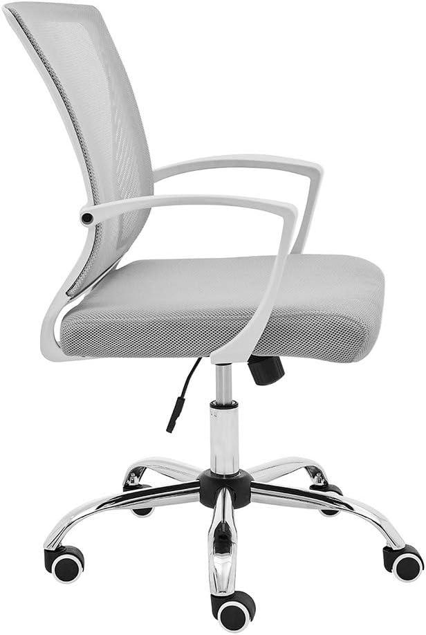 Modern Home Zuna Mid-Back Office Chair - White/Gray