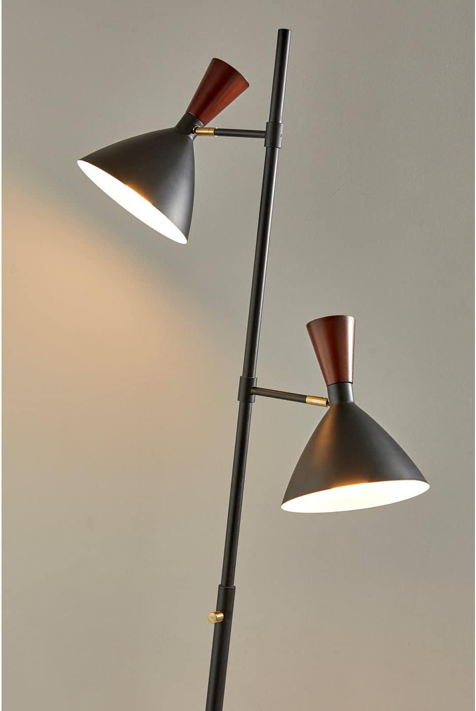 Ravenna Metal 2-Light Floor Lamp (67")