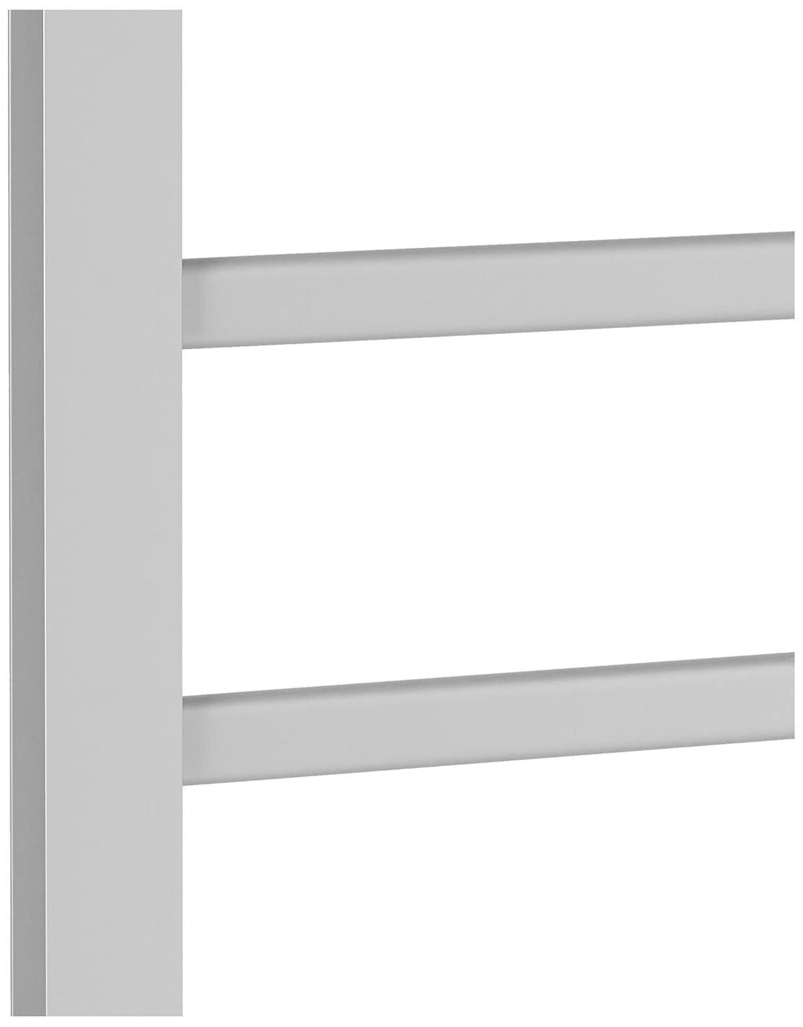 LCM Home Fashions PA002T Heat Rails Drying Rack Free Standing Electric Towel Warmer Silver