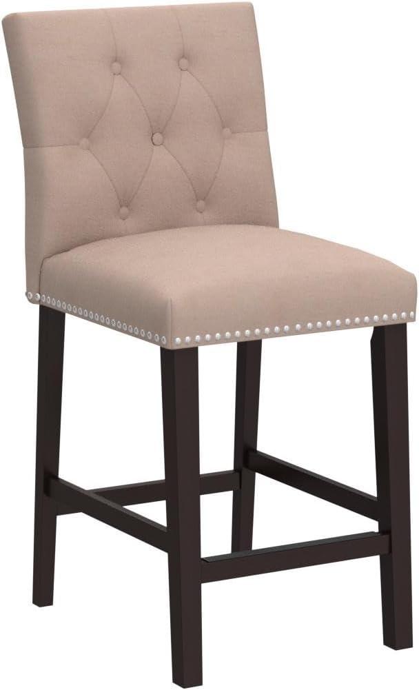 Norah Counter Stool (Set of 2) - FOX6209 - Beige - Safavieh Couture