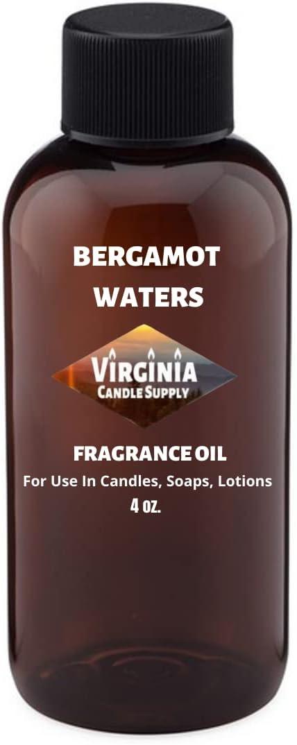 Bergamot Waters Fragrance Oil for Candles and Soaps, 4 oz