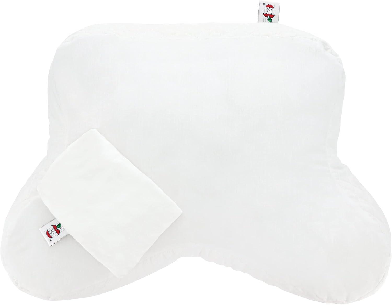 White Contoured CPAP Pillow with Latex Foam