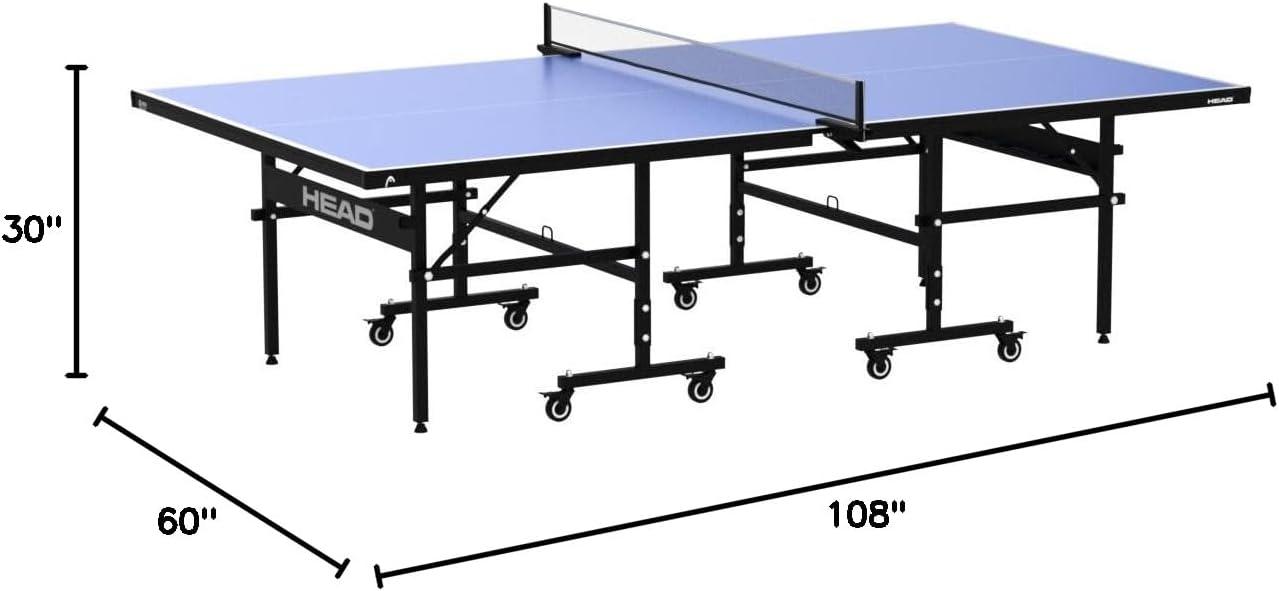 Grand Slam Blue Folding Table Tennis Table with Net