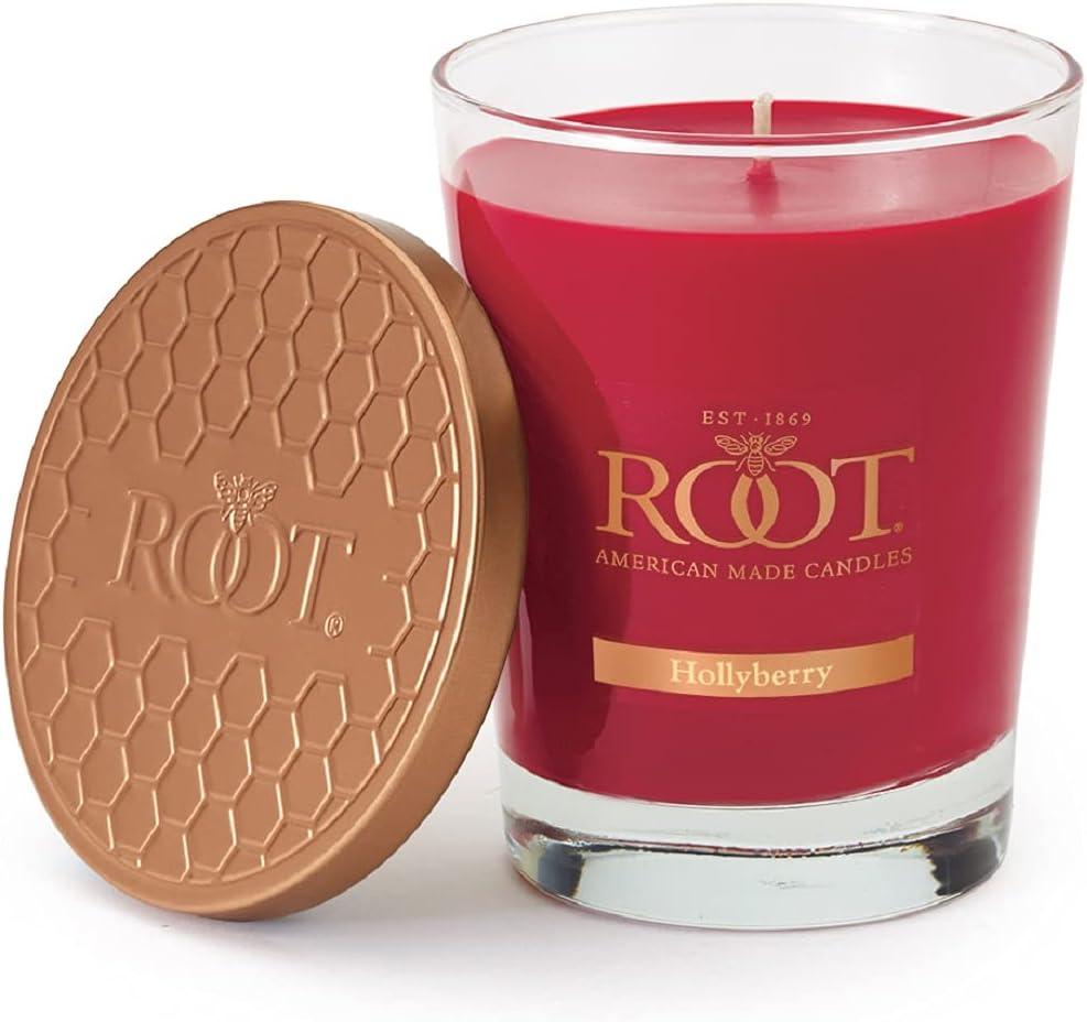 Root Candles Hollyberry Scented Jar Candle