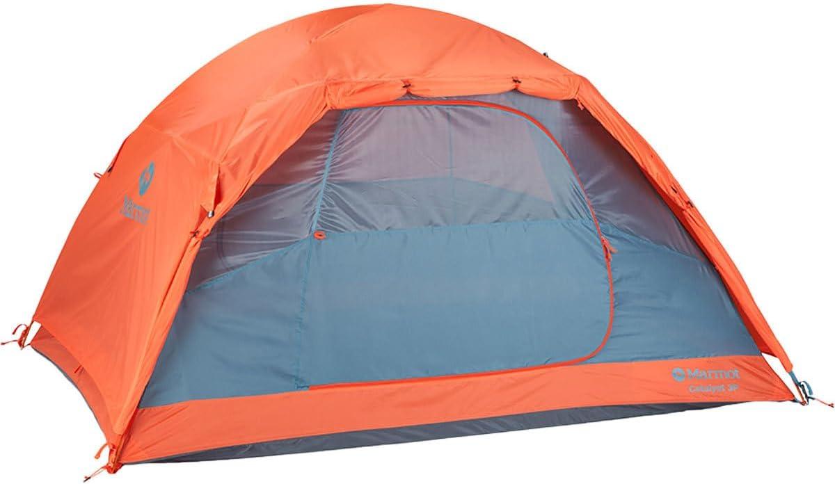 Red and Blue Three-Season Dome Camping Tent for 2 Persons