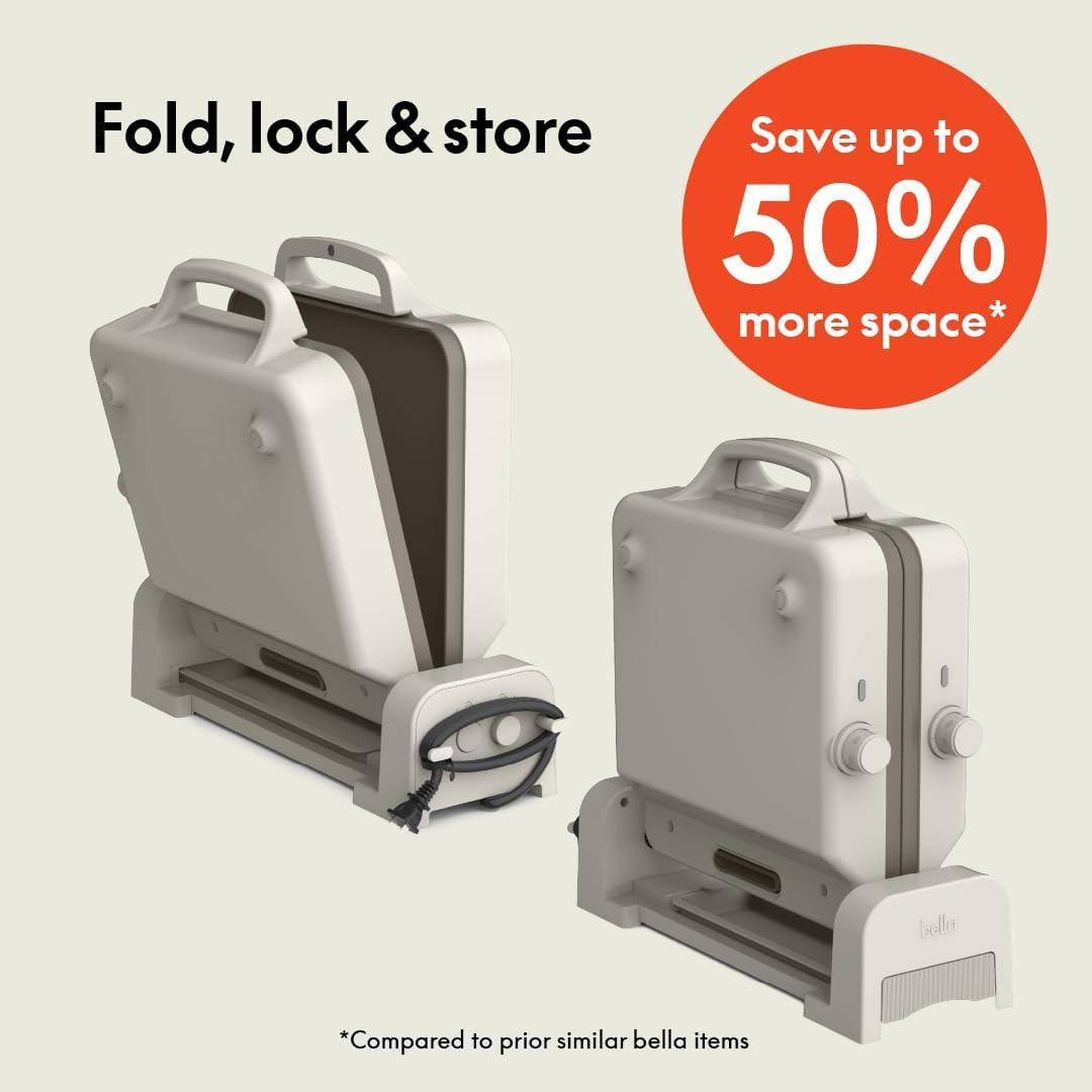 bella Bella Fold & Store Dual Temp Griddle