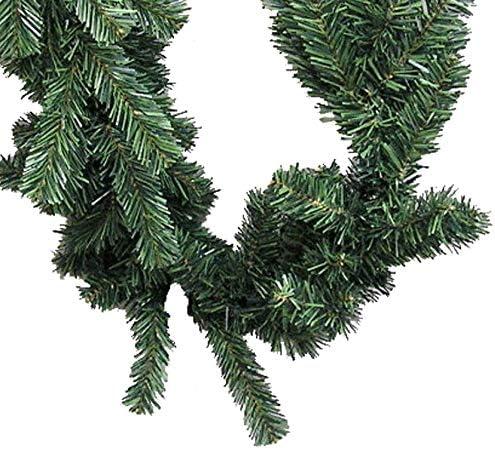 Admired by Nature GXW9812-NATURAL 9 ft. x 10 in. Canadian Christmas Pine Garland 180 Tips