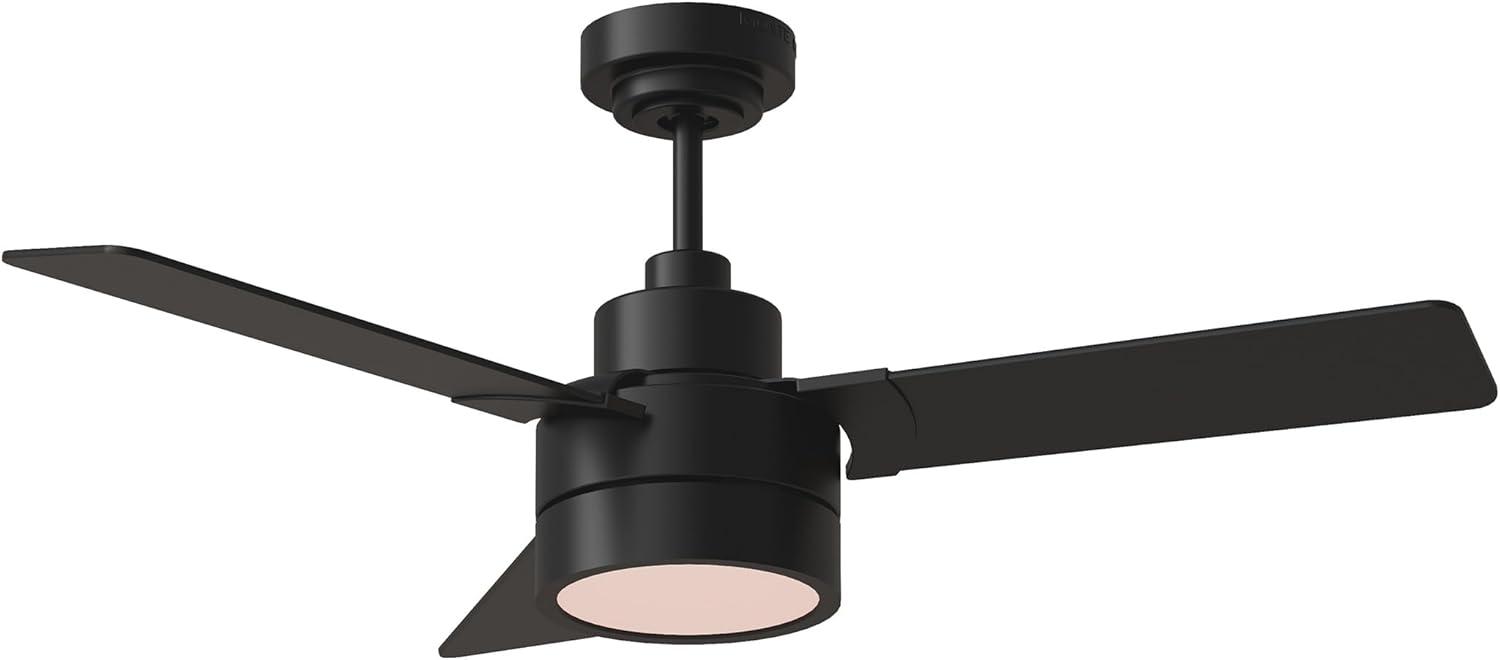 Midnight Black 44'' Ceiling Fan with LED Light and Remote